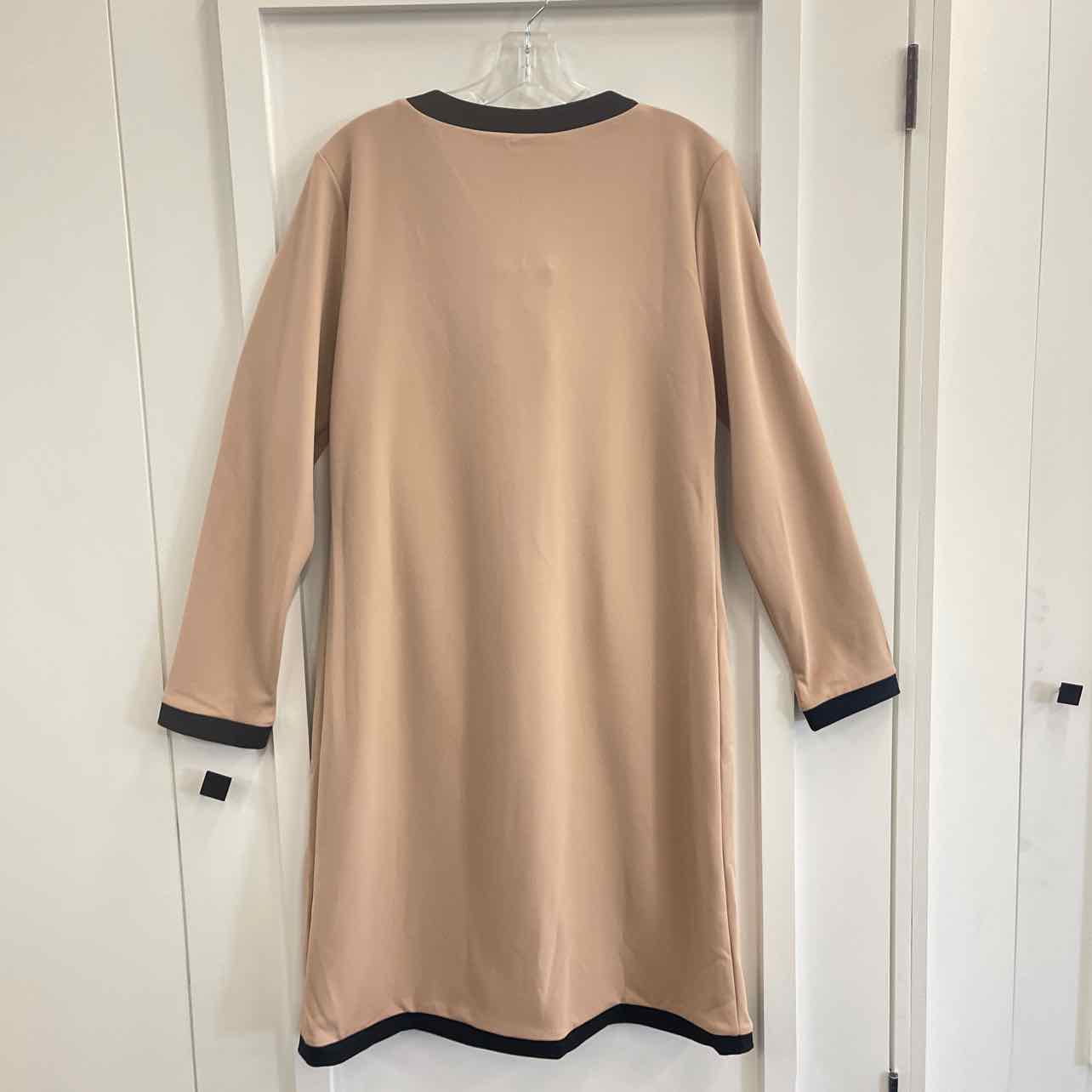hobemty Size L Tan/Black New Dress