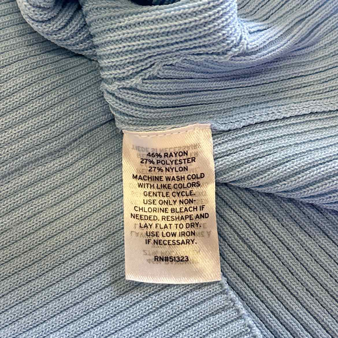 Halogen Size XS Blue Knit Preloved Tank
