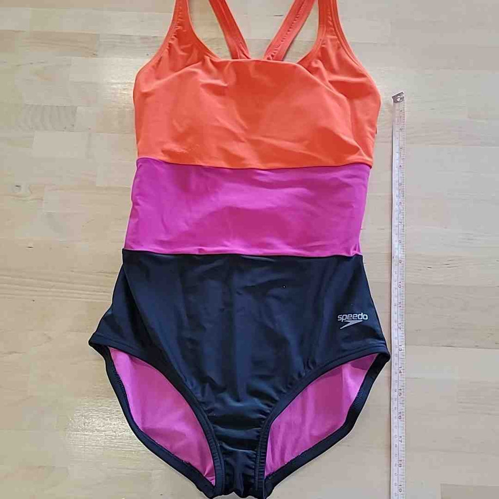 Speedo Size M Multi-Color Swimsuit