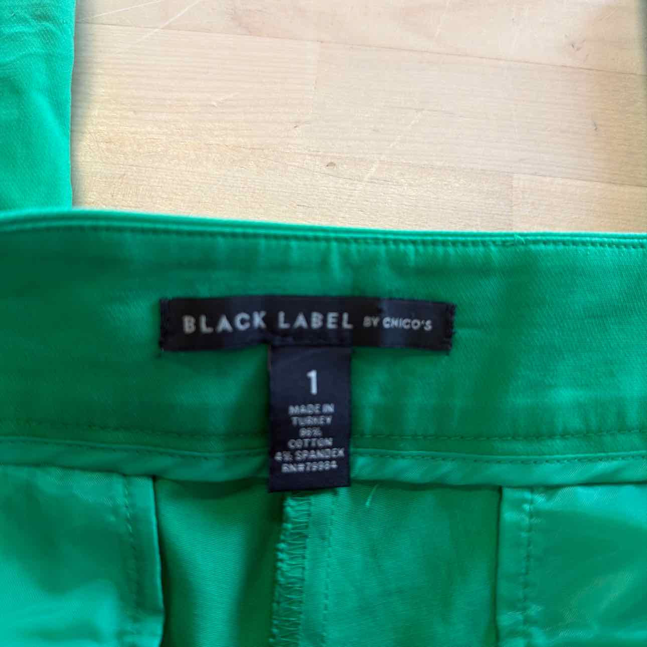 Black Label Size 1 Green Preloved Pants
