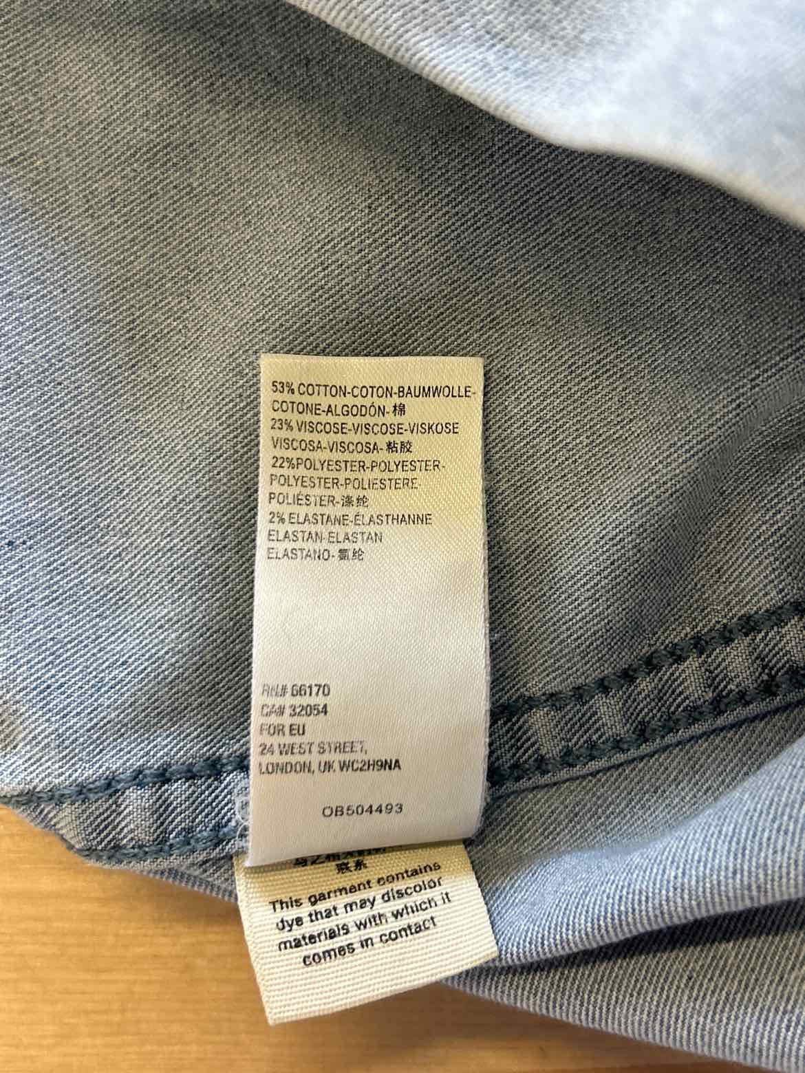 Free People Size 2 Blue Denim Preloved Skirt