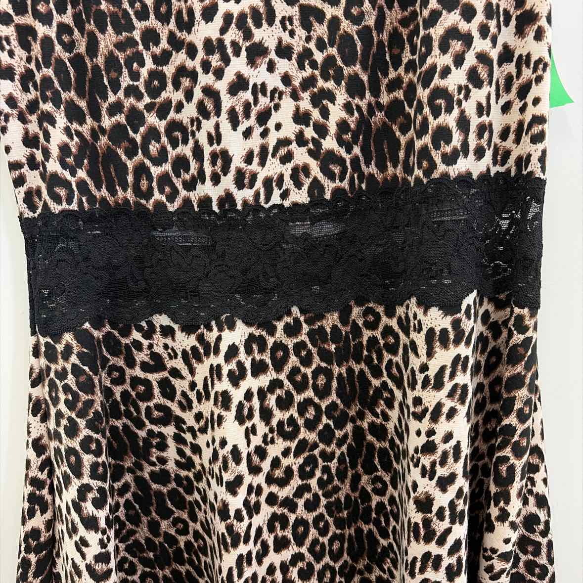 Casting Size L Black Brown Lace Preloved Dress