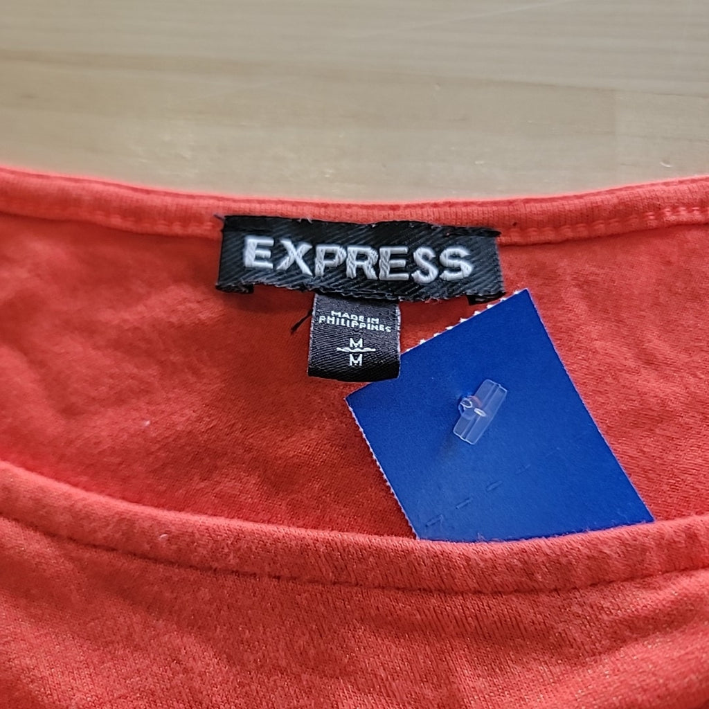 Express Size M Orange Poncho