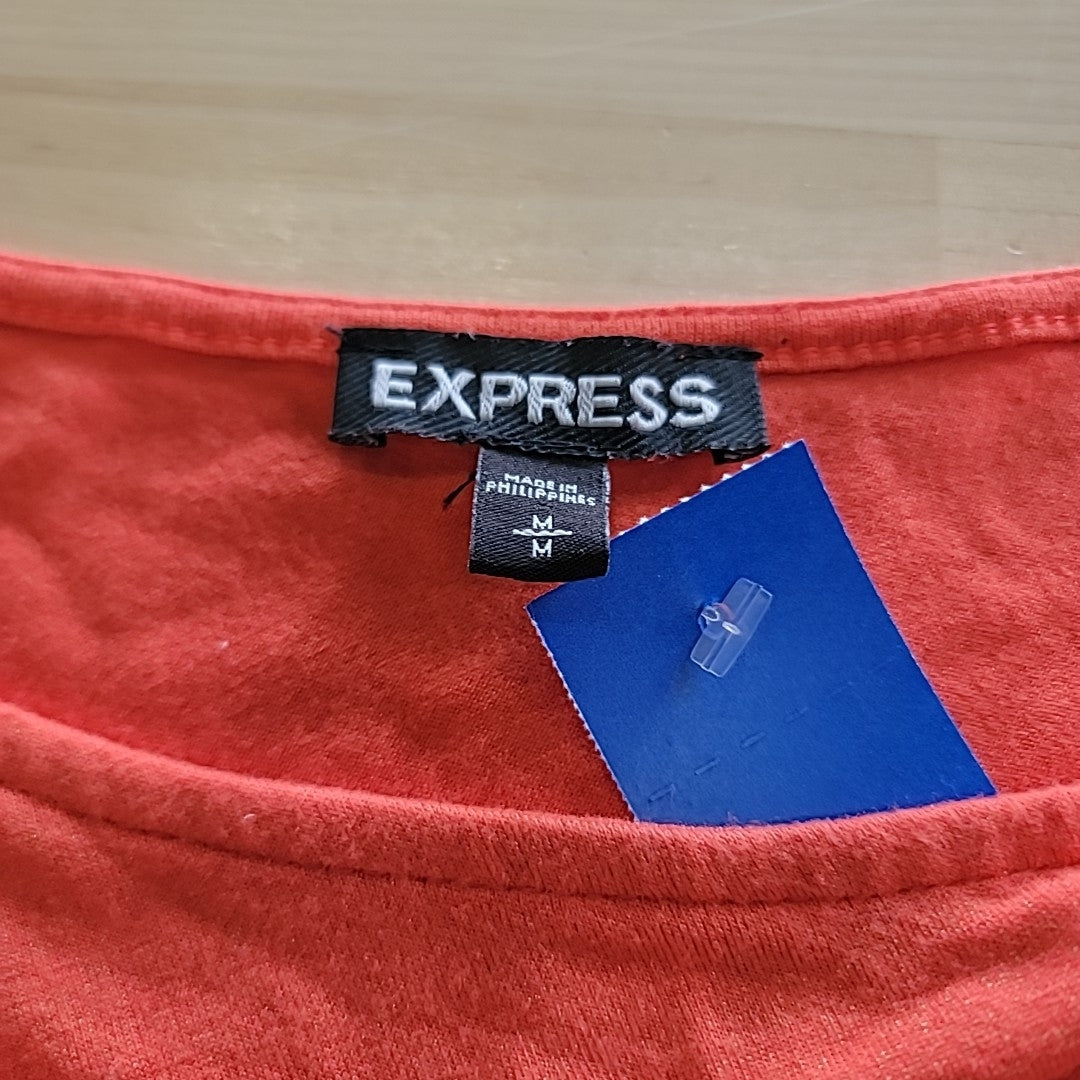 Express Size M Orange Poncho