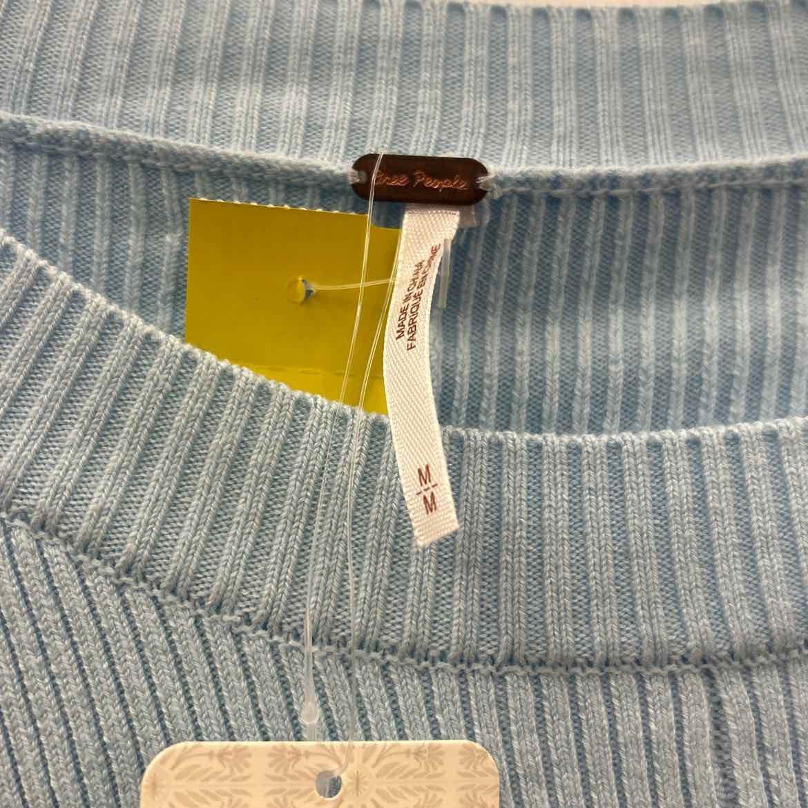 Free People Size M Blue Sweater