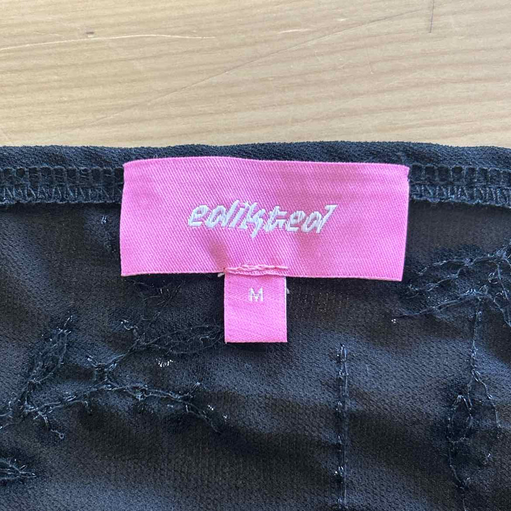 Edikted Size M Black Preloved Skirt