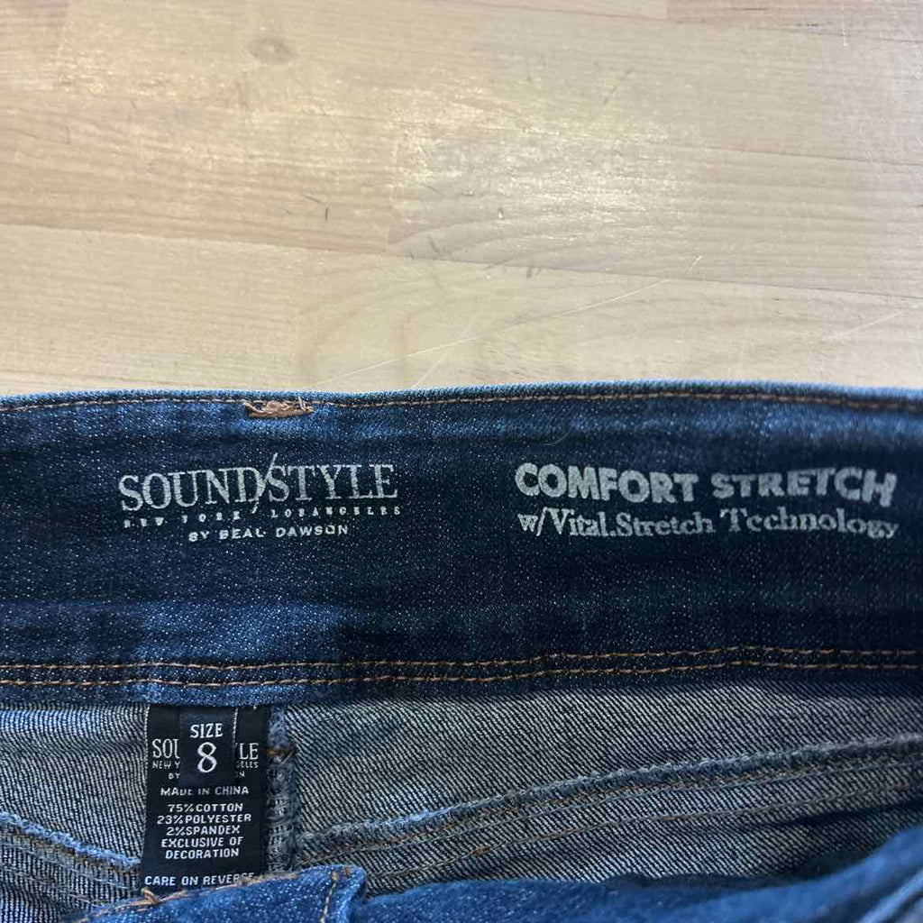 Sound style Women Size 8 Blue Denim Preloved Shorts