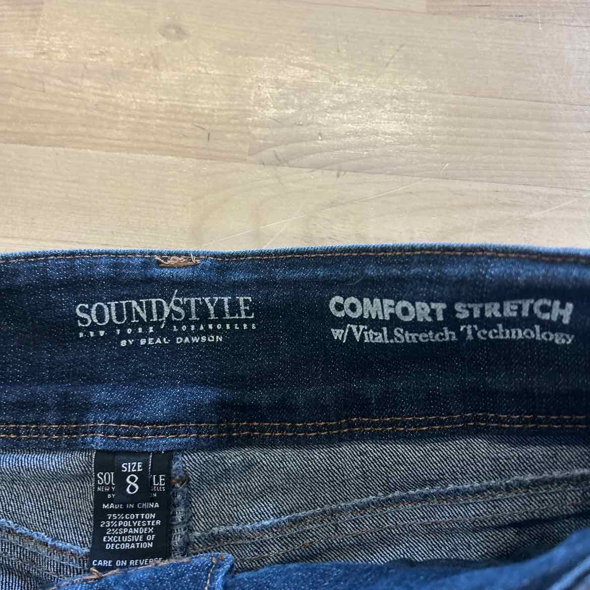 Sound style Women Size 8 Blue Denim Preloved Shorts