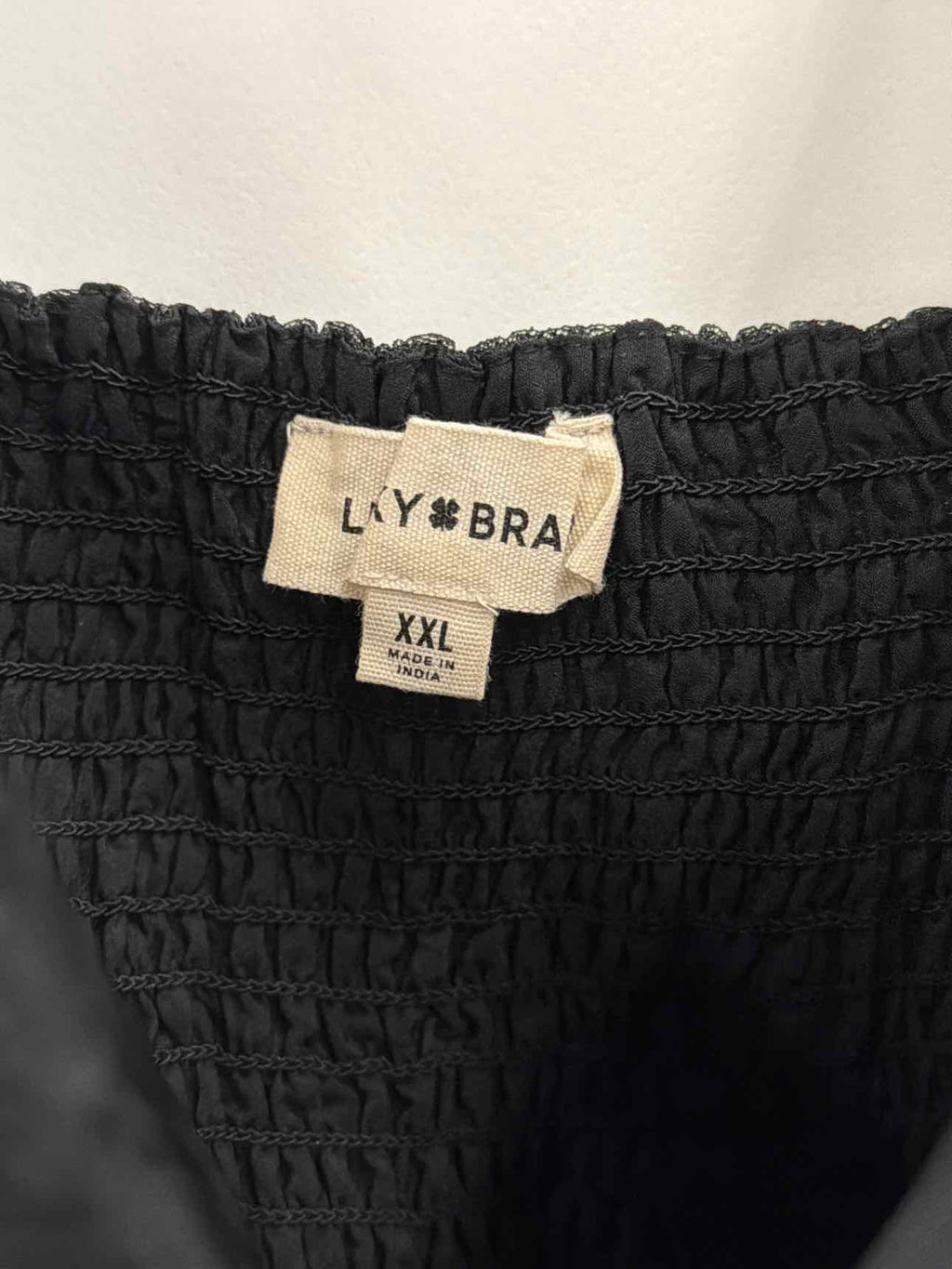 Lucky Brand Size XXL Black Dress