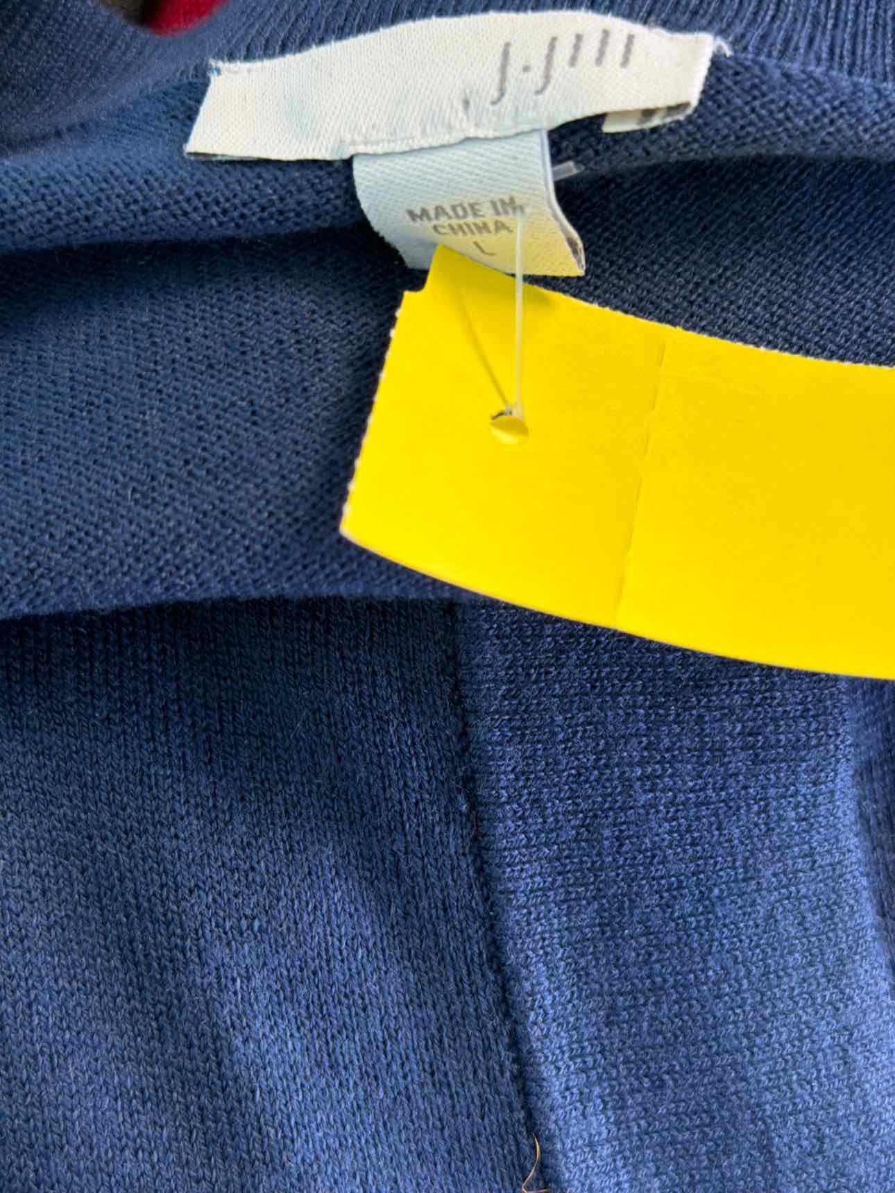 J Jill Size L Blue Cardigan
