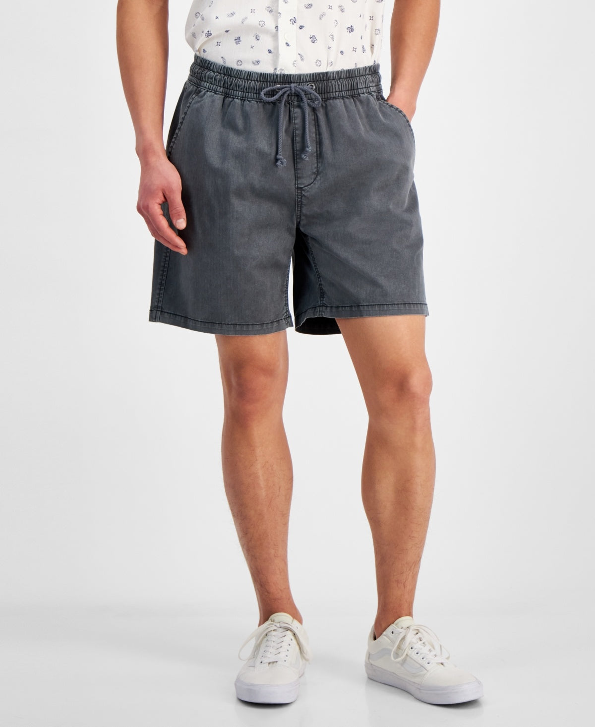 SunStone Men's Size M Gray MENS Shorts