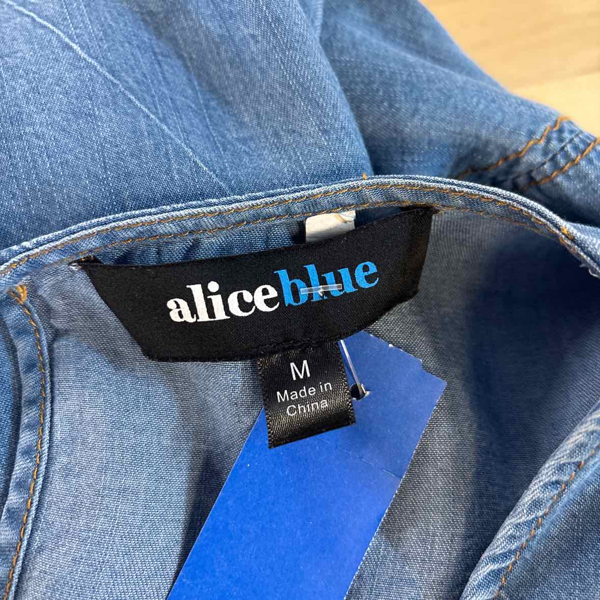 Alice Blue Size M Blue Preloved Blouse LS