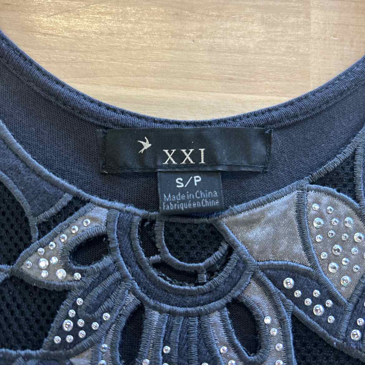 XXI Size S Gray Tank