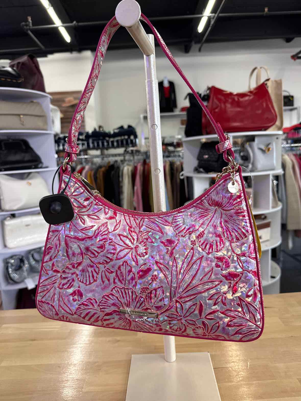 Brahmin Pink Leather Handbag