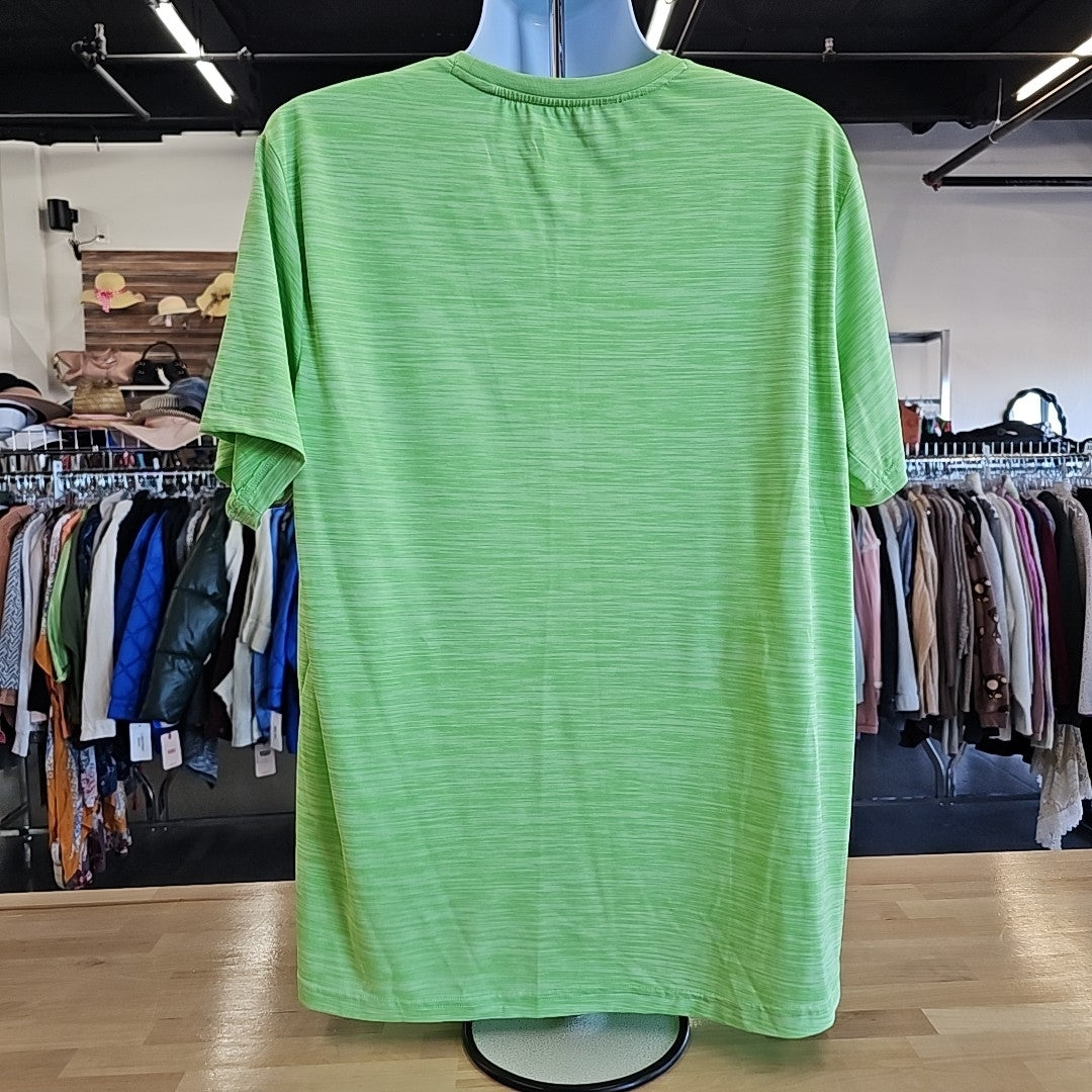 Tek gear Size XXL Green MENS Athletic Tee
