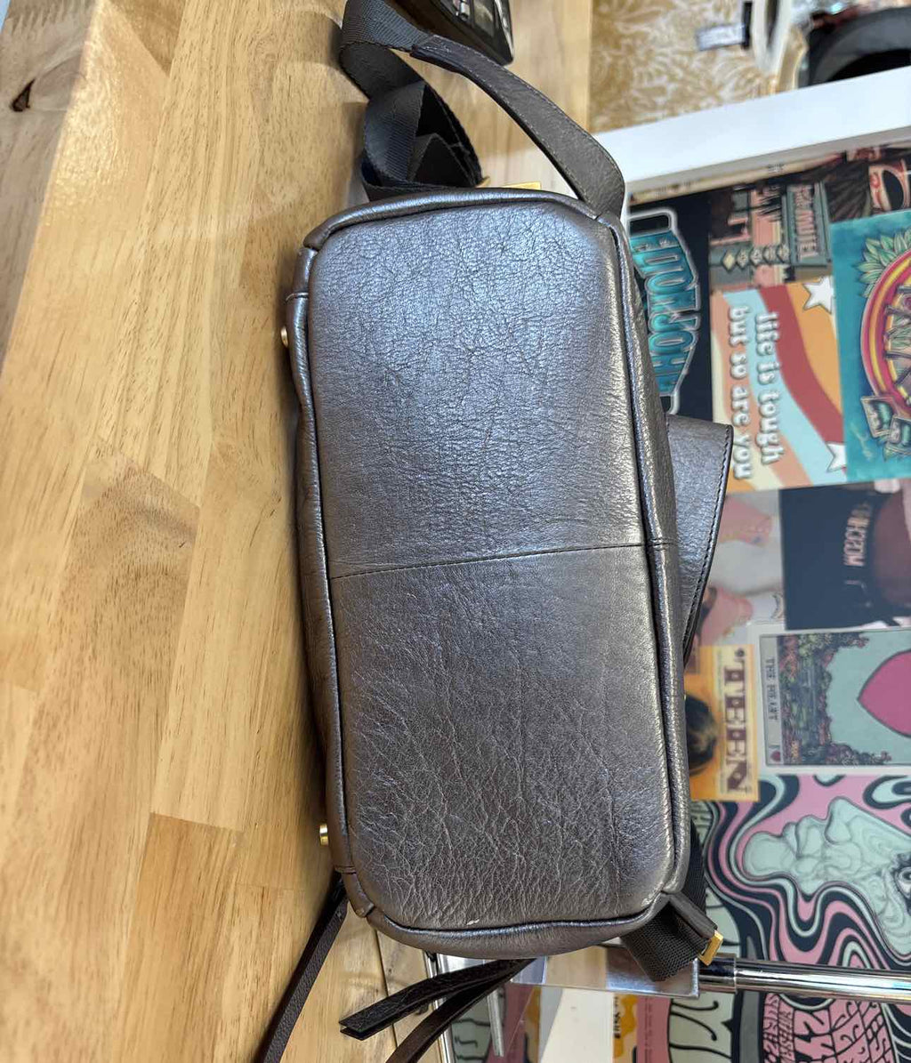 Lodis Silver Backpack Purse