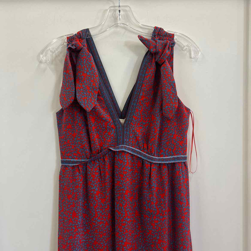 Chelsea & Violet Size S Red & Blue Preloved Dress