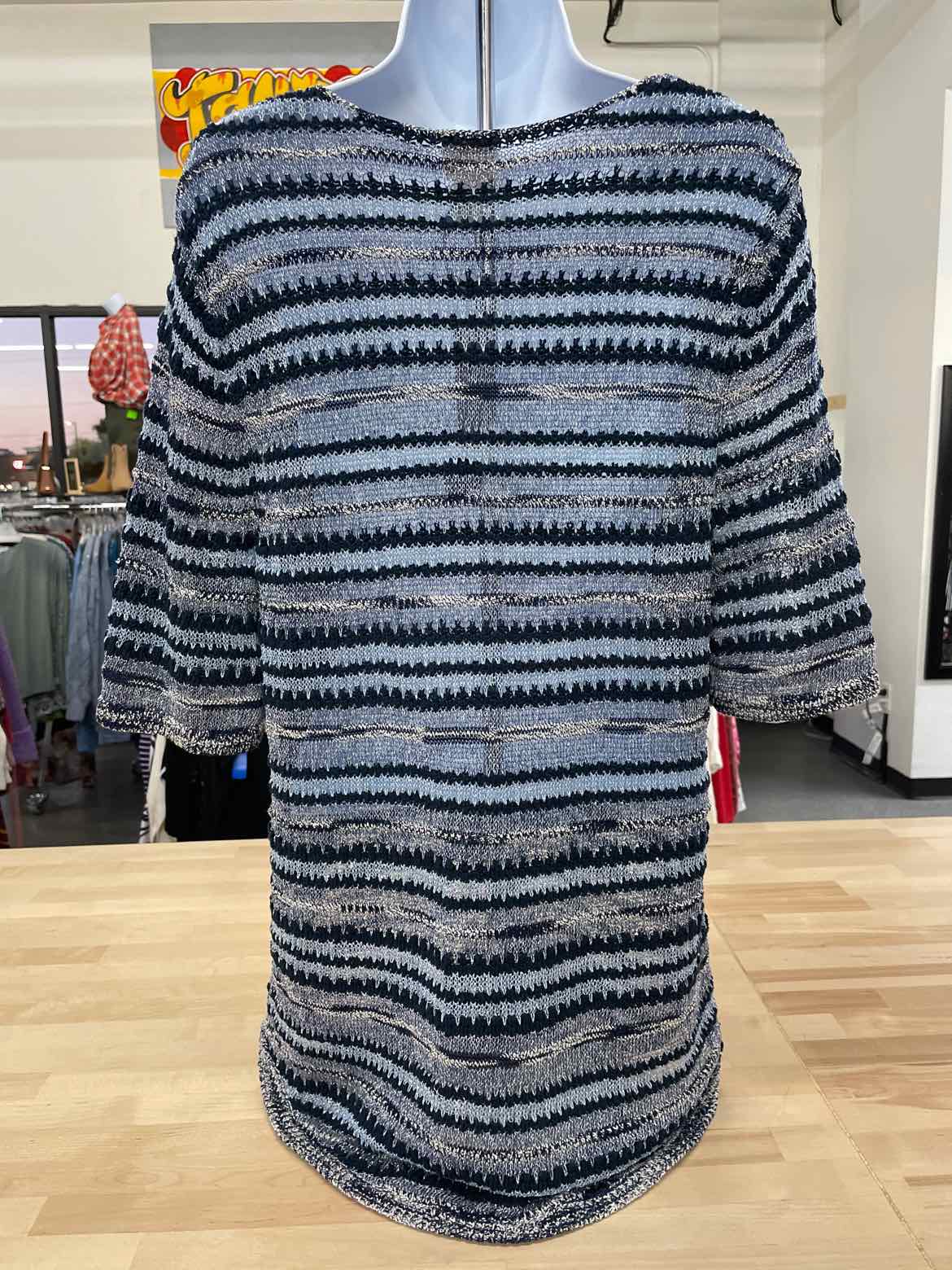 Chico's Size M Blue Sweater