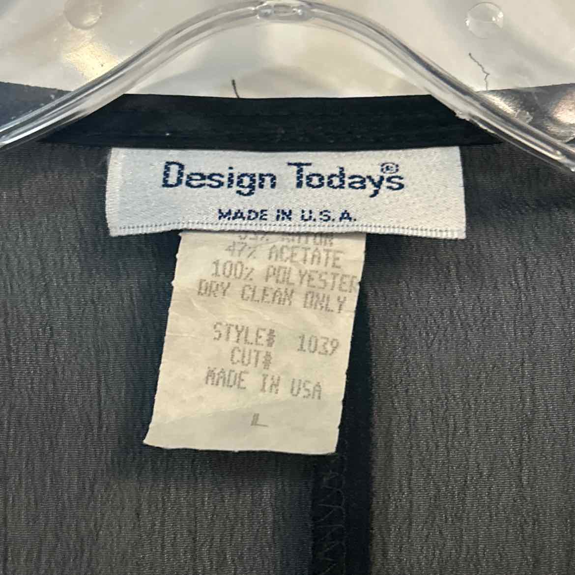 Design Todays Size L Black Preloved Dress