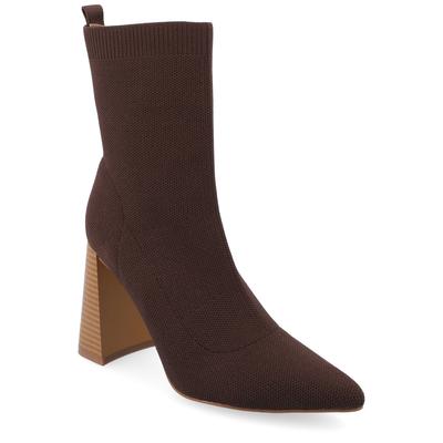 Journee Collection Shoe Size 7 Tru Comfort Foam Noralinn Brown Booties