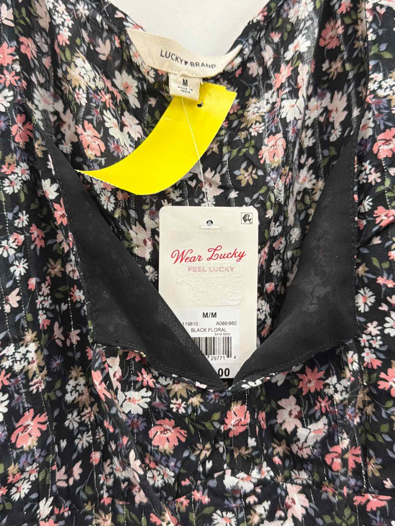 Lucky Brand Size M Black Dress