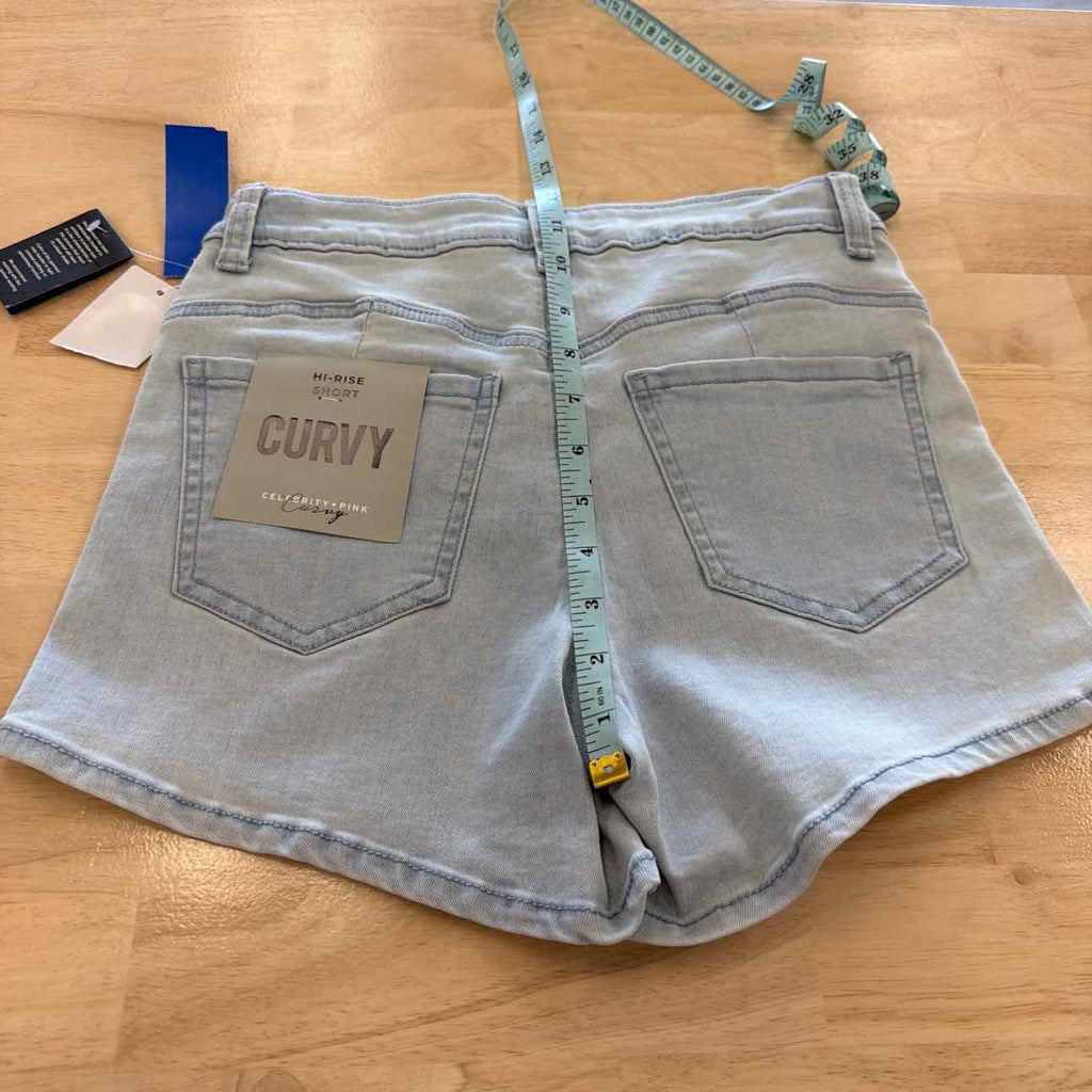 Celebrity pink Women Size 25 Blue New Shorts