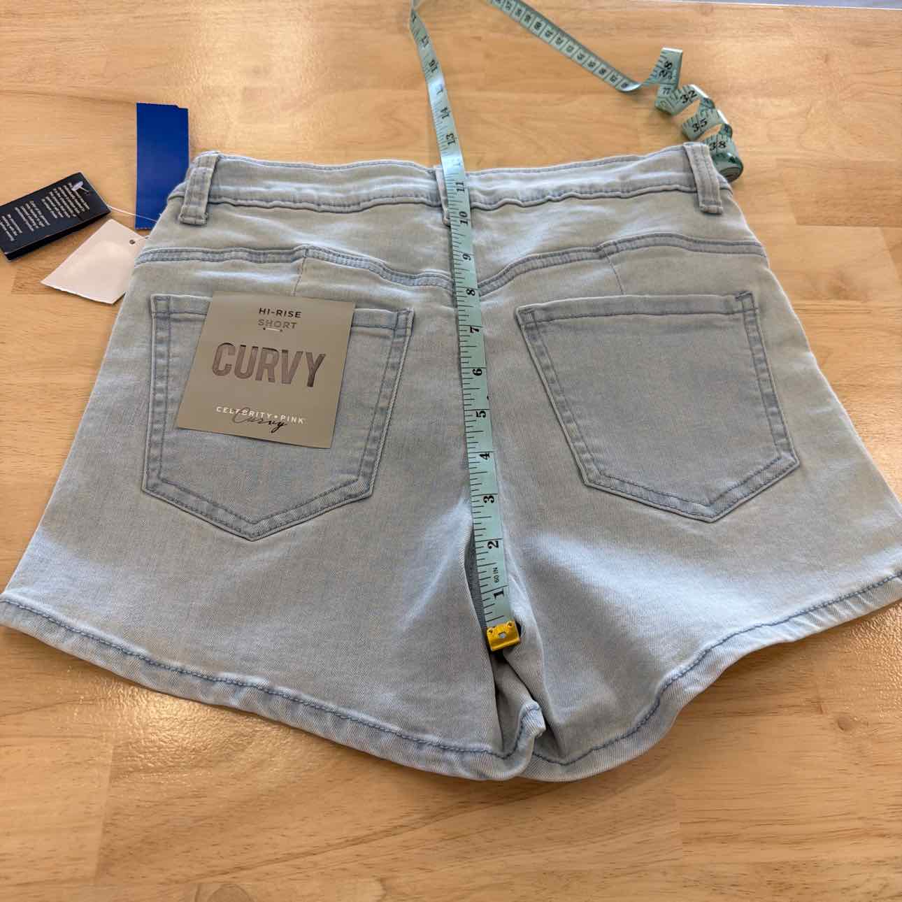 Celebrity pink Women Size 25 Blue New Shorts