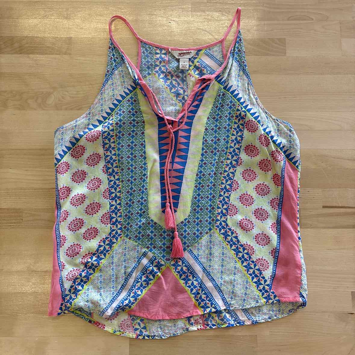 Arizona Jean Size M Blue/pink Tank