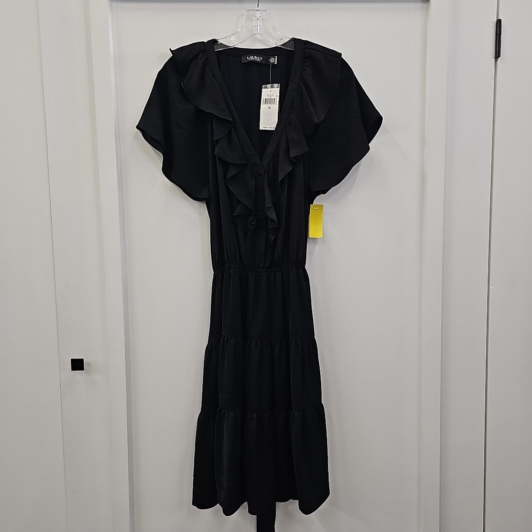 Ralph Lauren Size 16 Black Dress