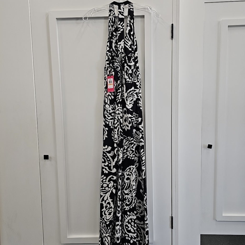 Vince Camuto Size S Black/White Dress