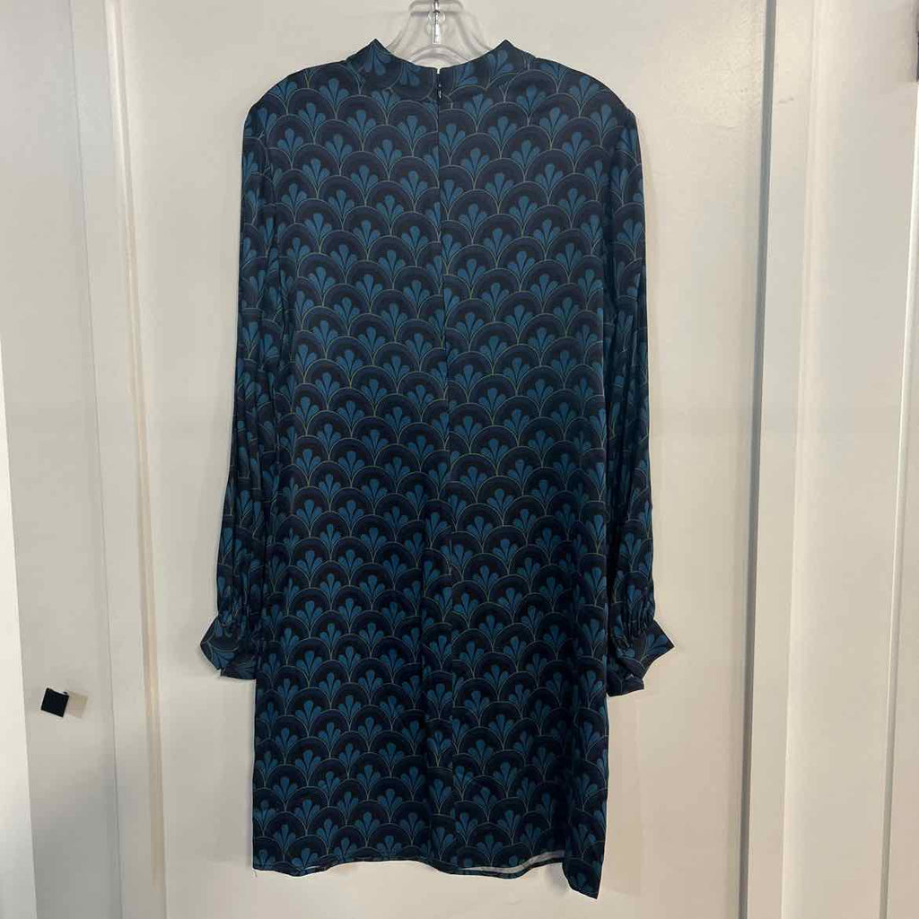 Boden Size 6 Blue Black Dress