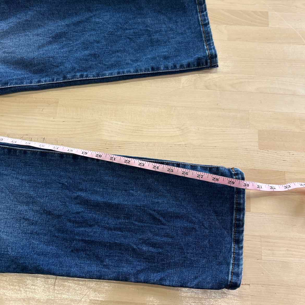 lee Size 16 Blue Denim Preloved Jeans