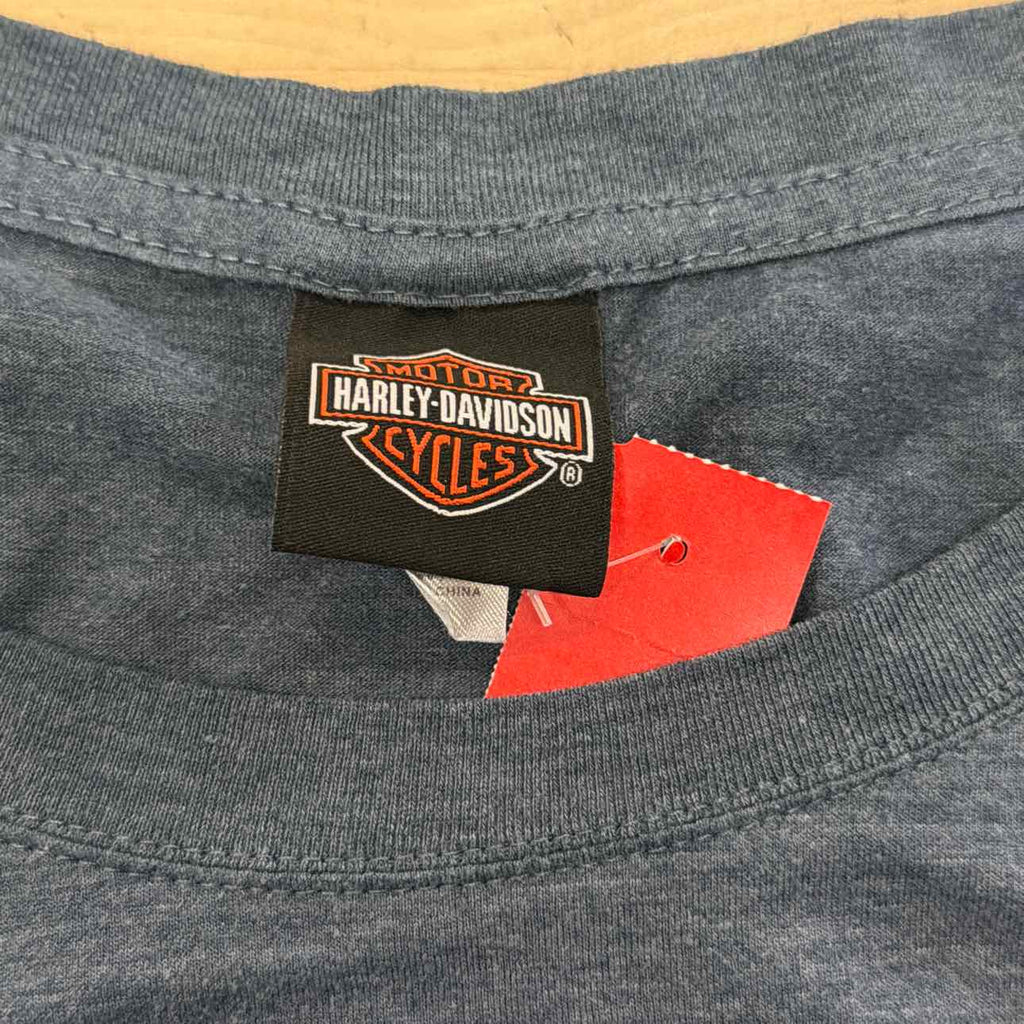 Harley Davidson Size XXL Gray Used Shirt