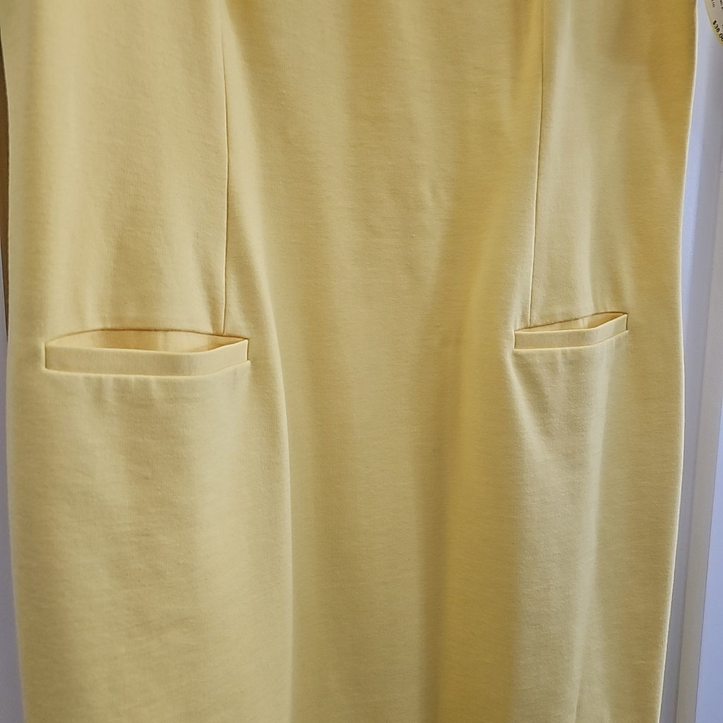 Talbots Size 12 Yellow Dress