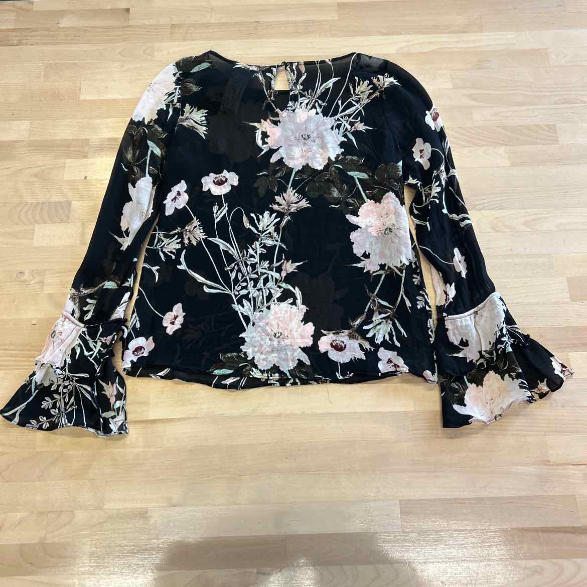 Lucky Brand Size XS Black T-shirt