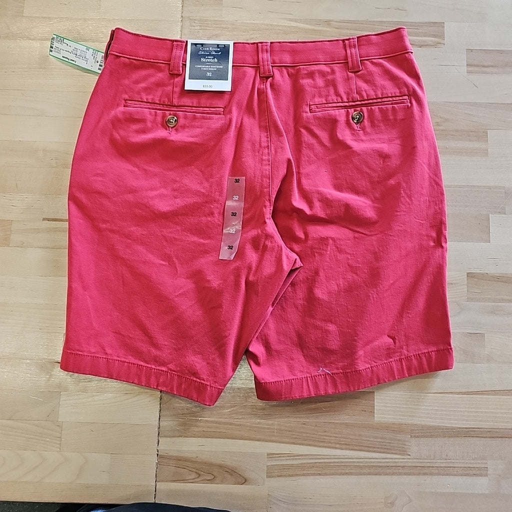 Club Room Size 30 Red MENS Shorts