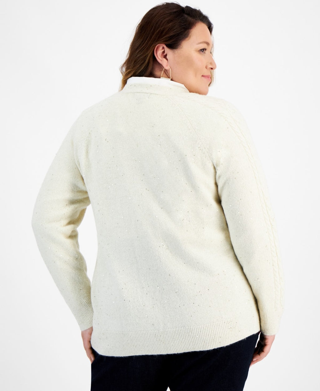 Style & Co. Size 2X Beige Cardigan