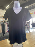 Ann Taylor Size XS Black Preloved T-Shirt SS