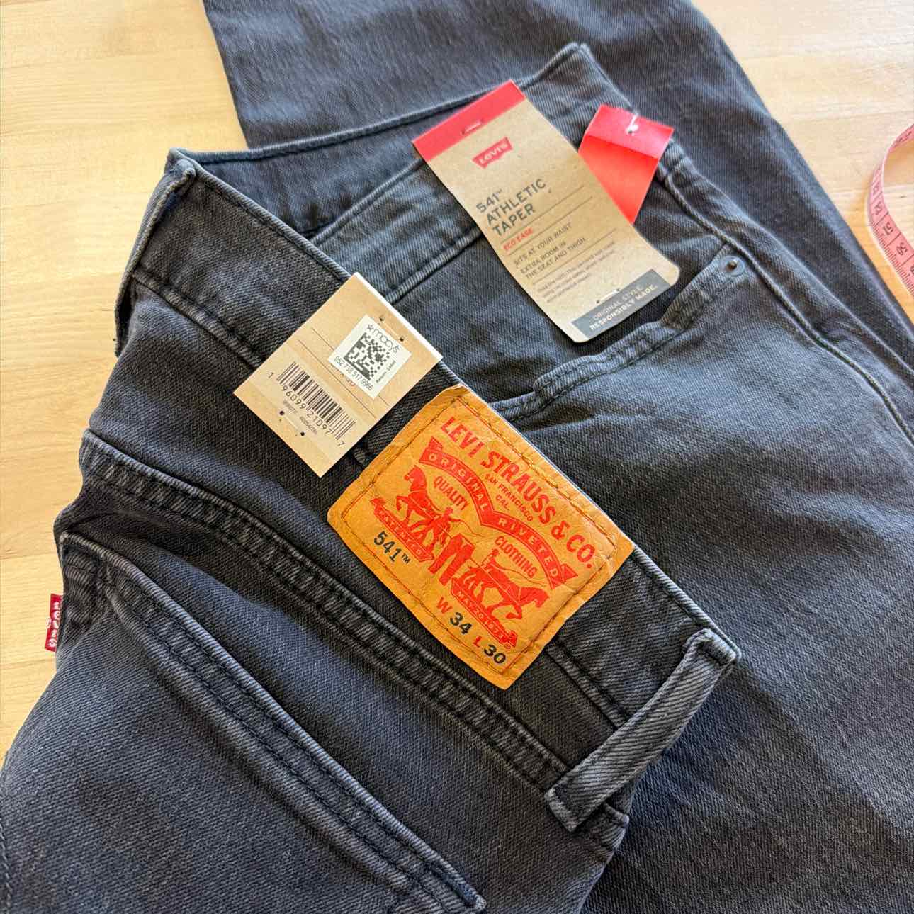 Levi's Men's 541 Athletic Taper Fit Stretch Jeans - Cast Iron Soul