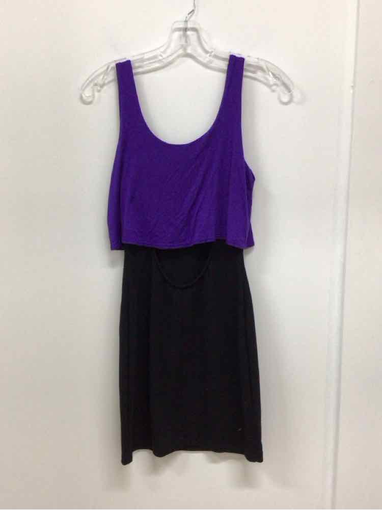 Aqua Size S Black/Purple Preloved Dress