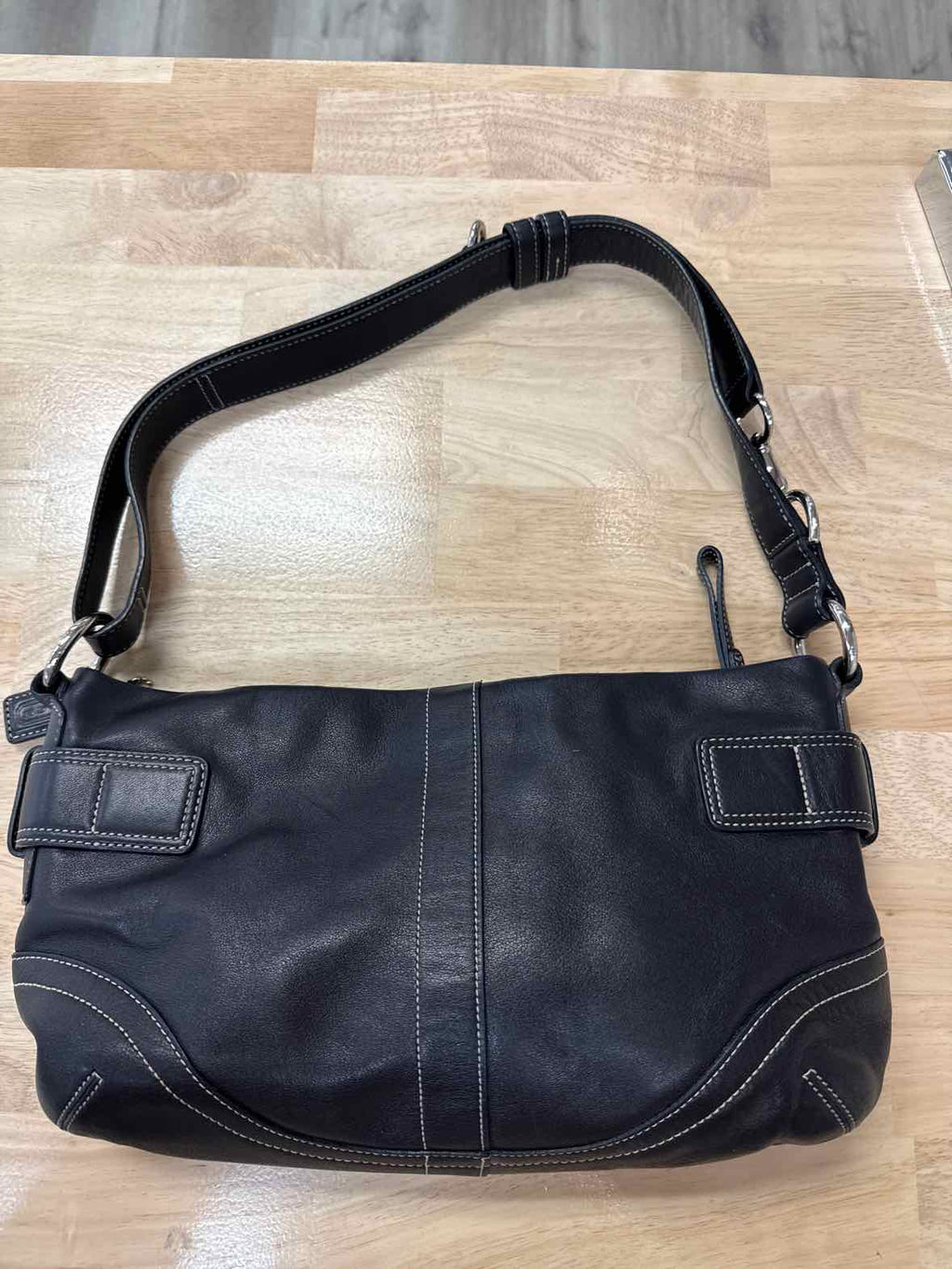 Coach Black Soho Leather 4 Way Crossbody Y2K Vintage Handbag