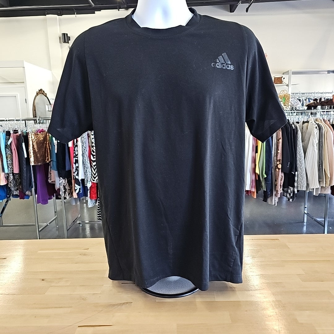 Adidas Size M Black MENS Athletic Tee