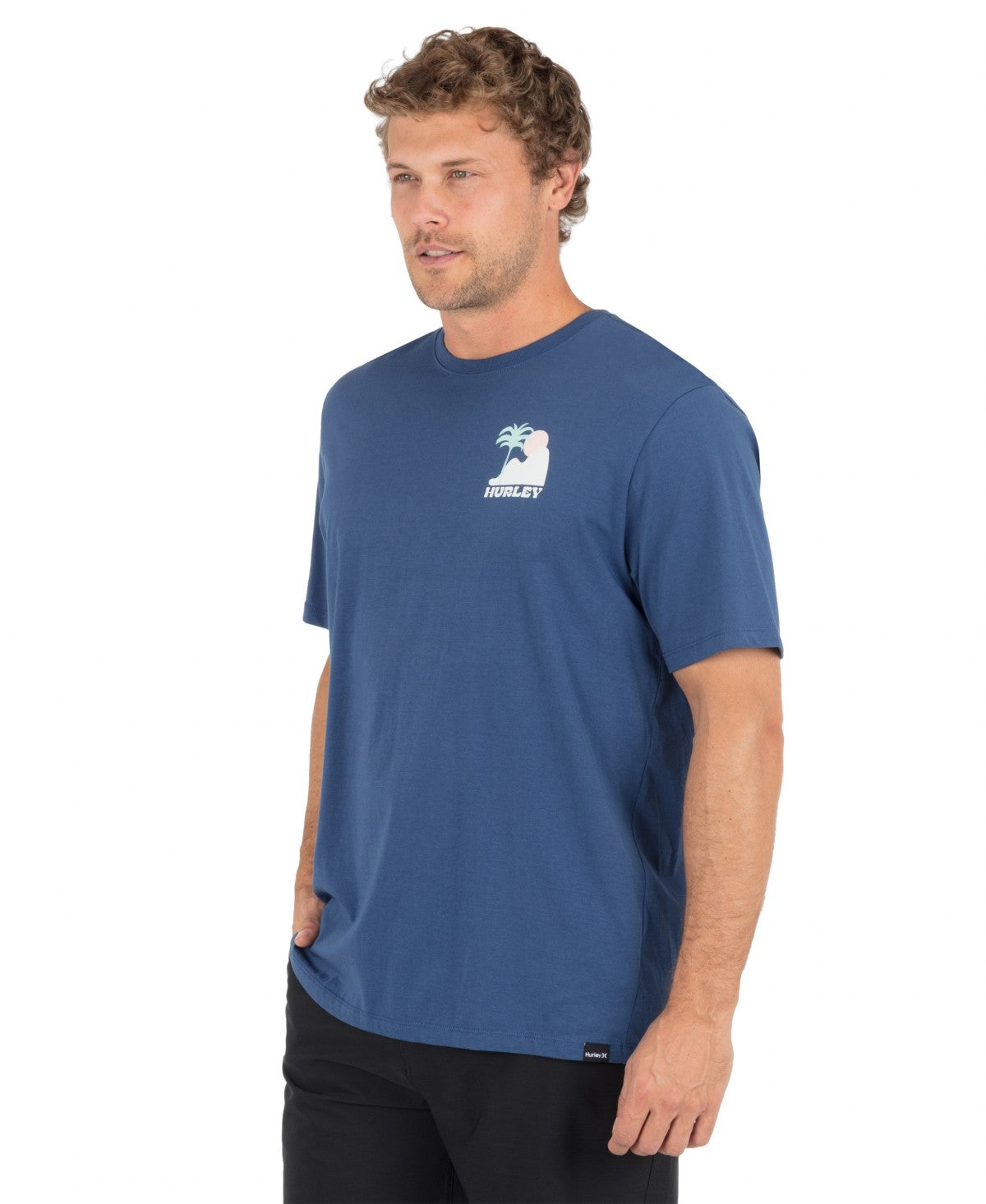 Hurley Size XXL Sunsets Short-Sleeve T-Shirt - Abyss