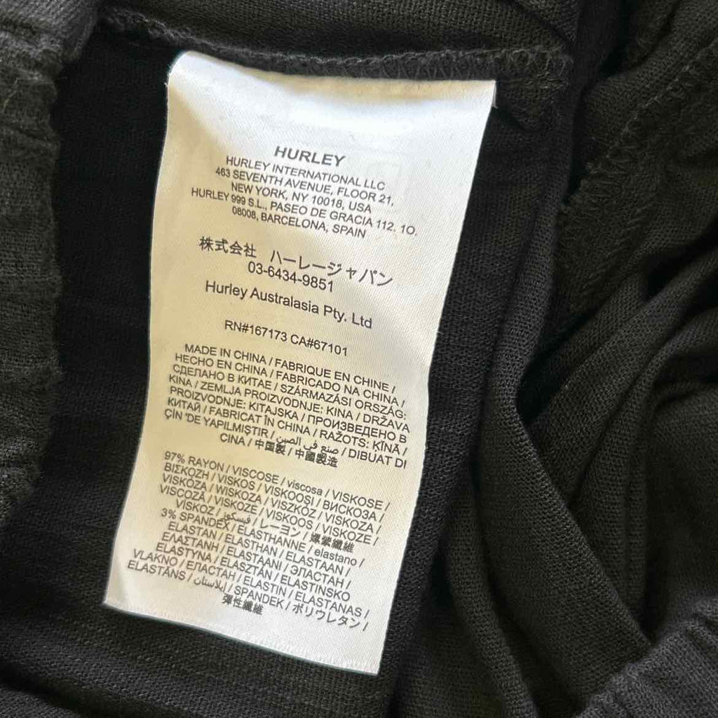 Hurley Juniors' Pull-on Wide-Leg Trouser Beach Pants