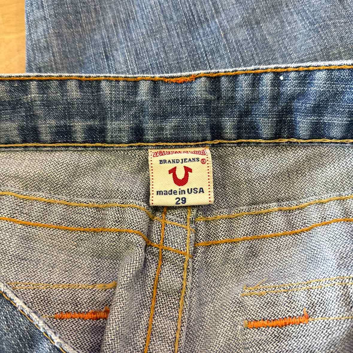 True Religion Size 29 Blue Shorts