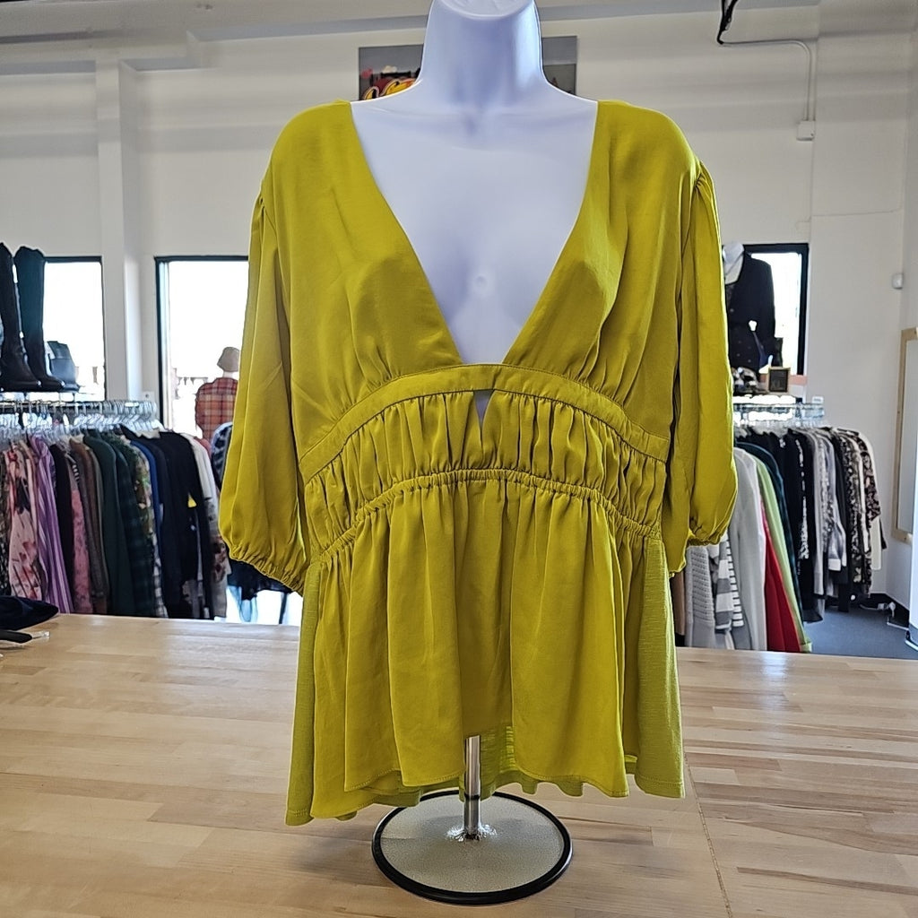 Dolan Size XL Green Blouse