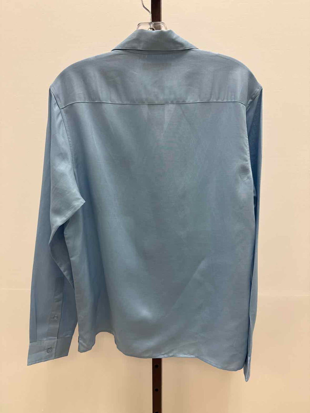 INC Men's Size S Blue Long Sleeve Kylo Regular-Fit Camp Shirt NWT