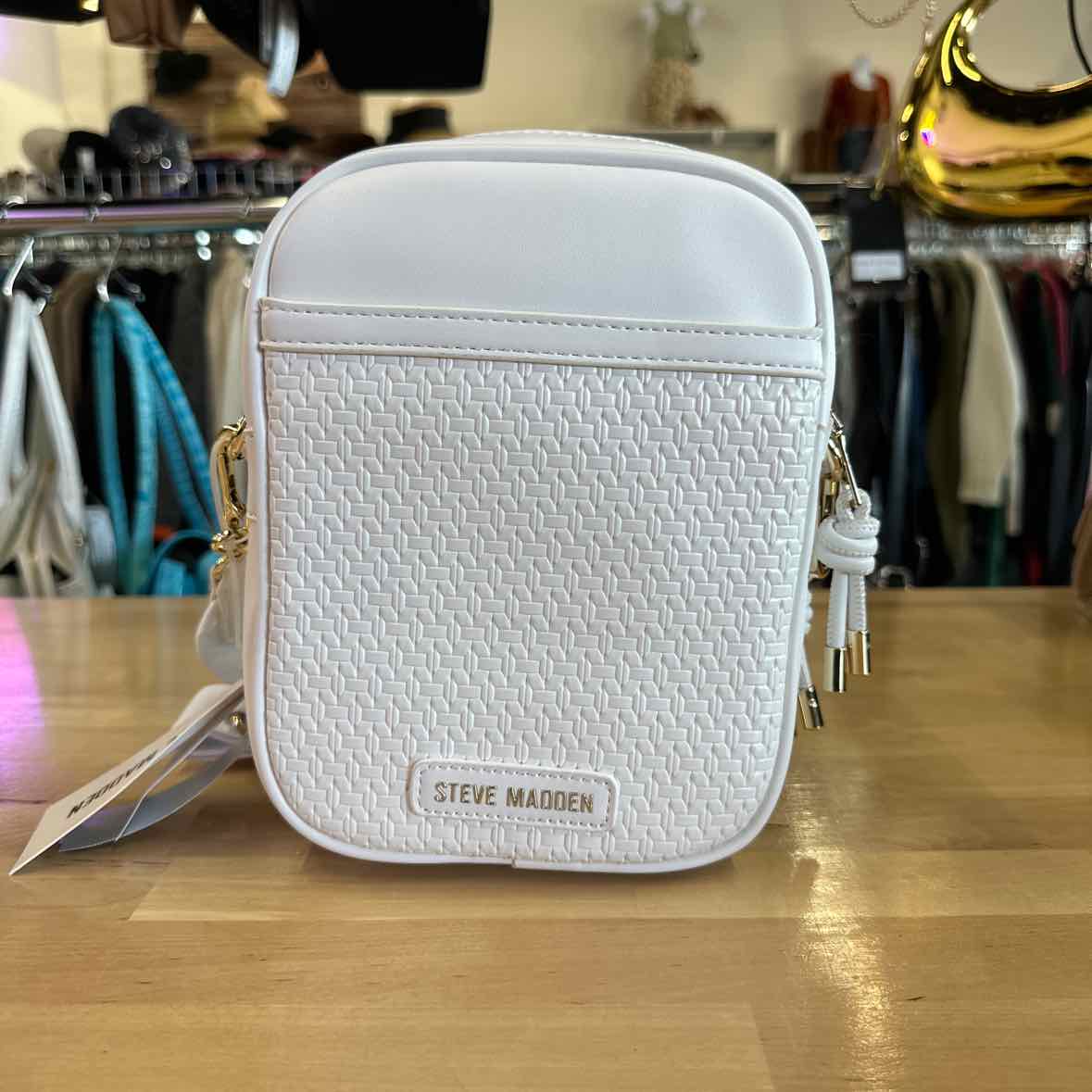 Steve Madden Damien Mini Crossbody - White
