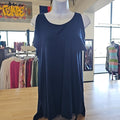 Tahari Size M Blue Preloved Tunic