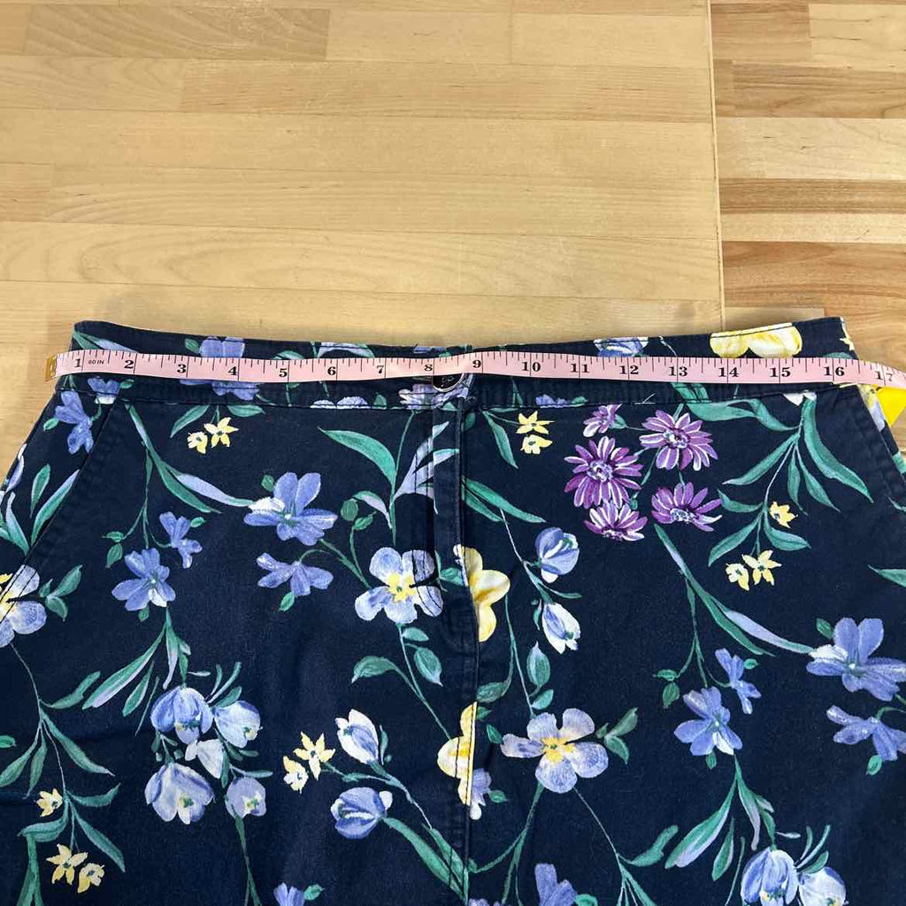 Karen Scott Women Size 6 Blue Preloved Skorts